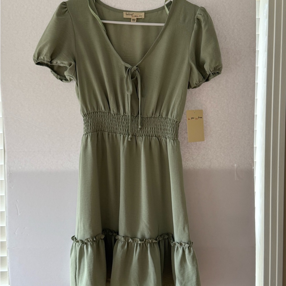 BeBop Olive Green Dress